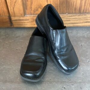 Boys Black Dress Slip-ons